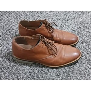 Clark's Brown Leather Oxford Smooth‎ Lace UP Design Size 11